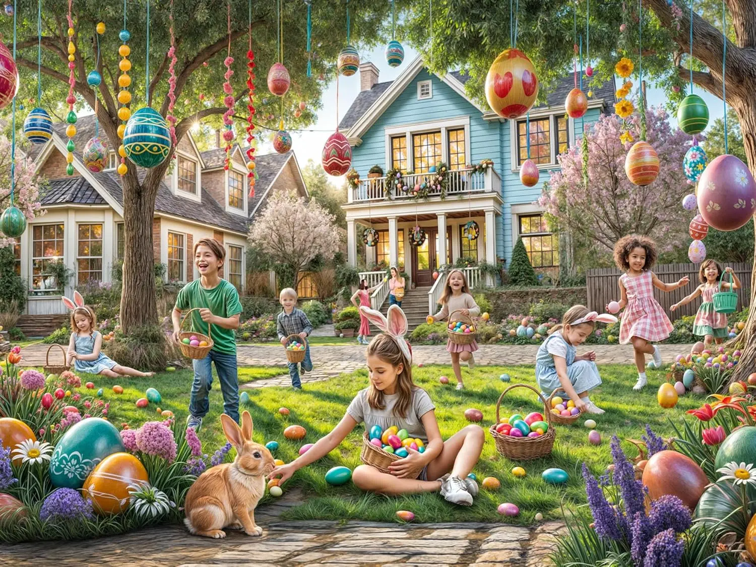 Party Games Easter For Family - 행복한 부활절 1000/520/120 조각 지그 소