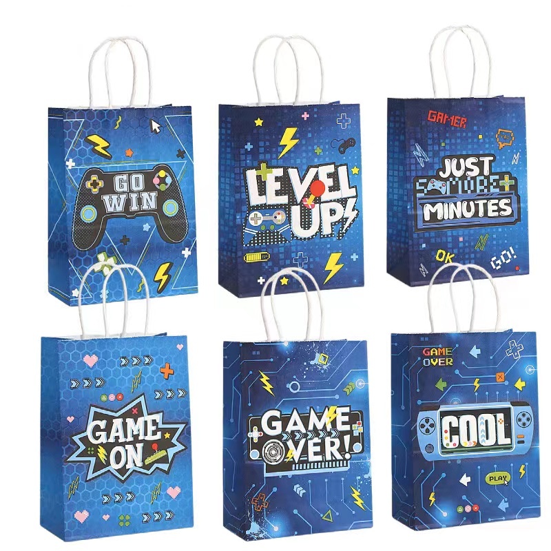 Party Games Engagement - 테마 종이 선물 포장 가방 게임