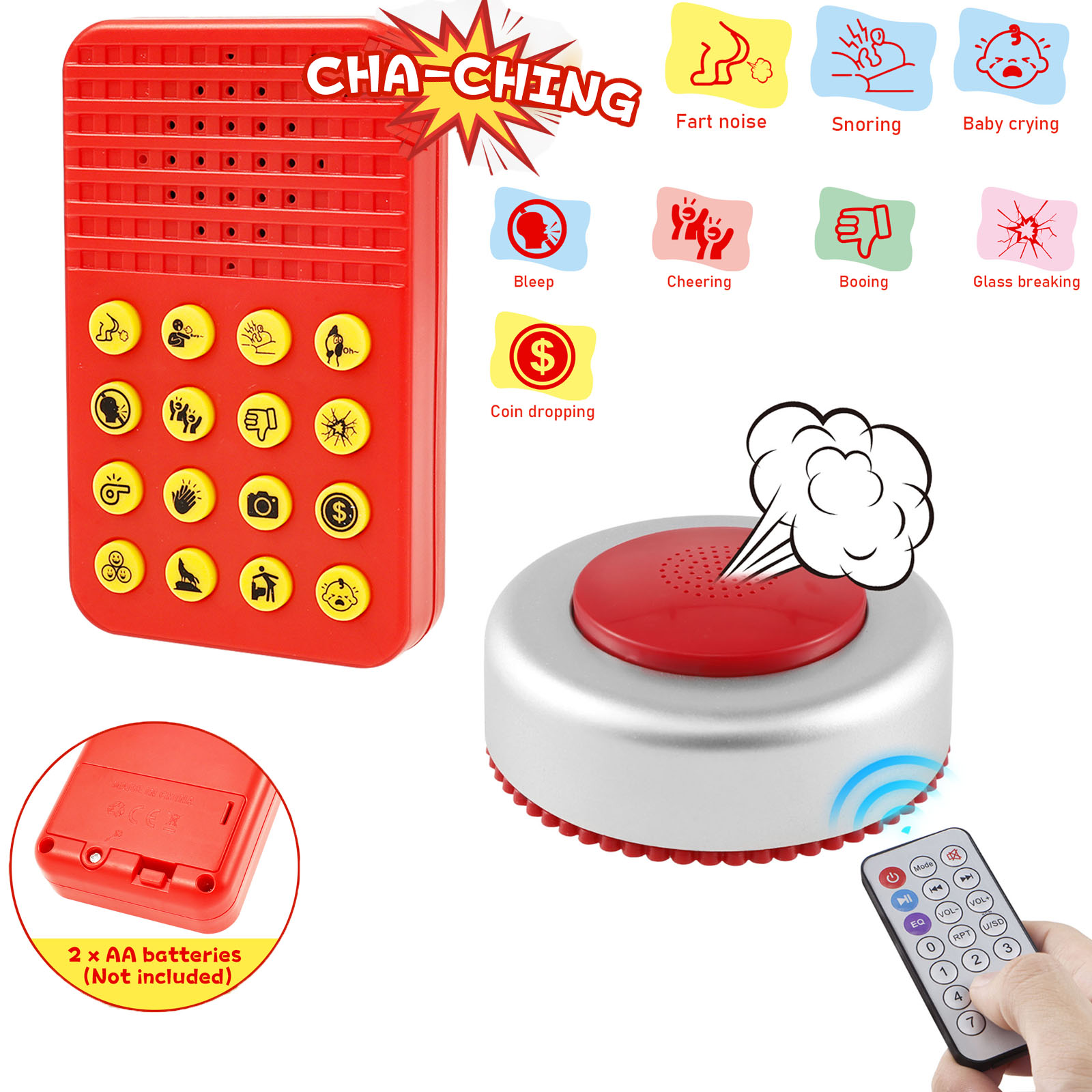 Party Games Engagement - 재미있는 소리 효과 기계, 원격 방귀
