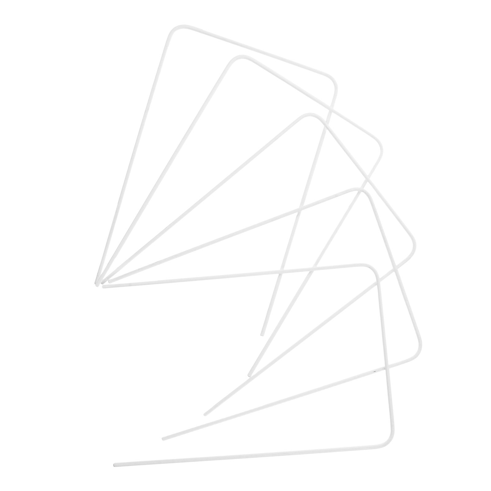 Croquet Set Lawn - 5개 금속 크로켓 위켓 세트, 표준