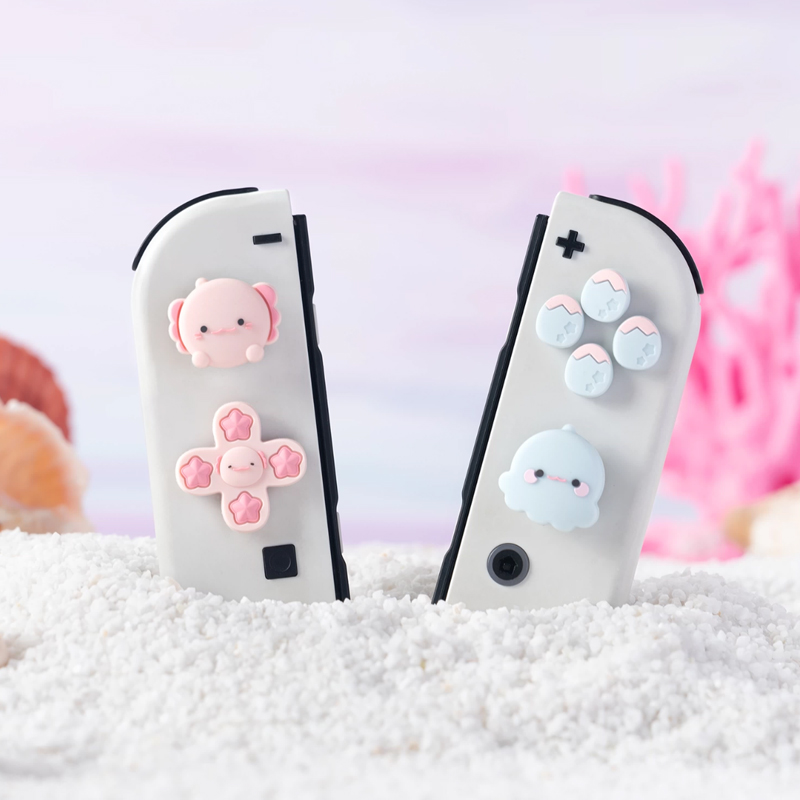 Party Games Nintendo Switch - 아쿠아리움 파티 실리콘 소프트 D패드 버튼