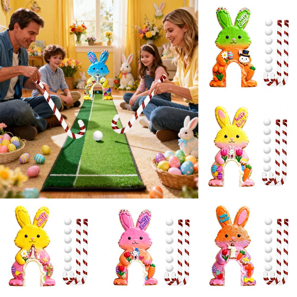 Party Games Easter For Family - 가족 골프 게임 부활절 토끼 미니