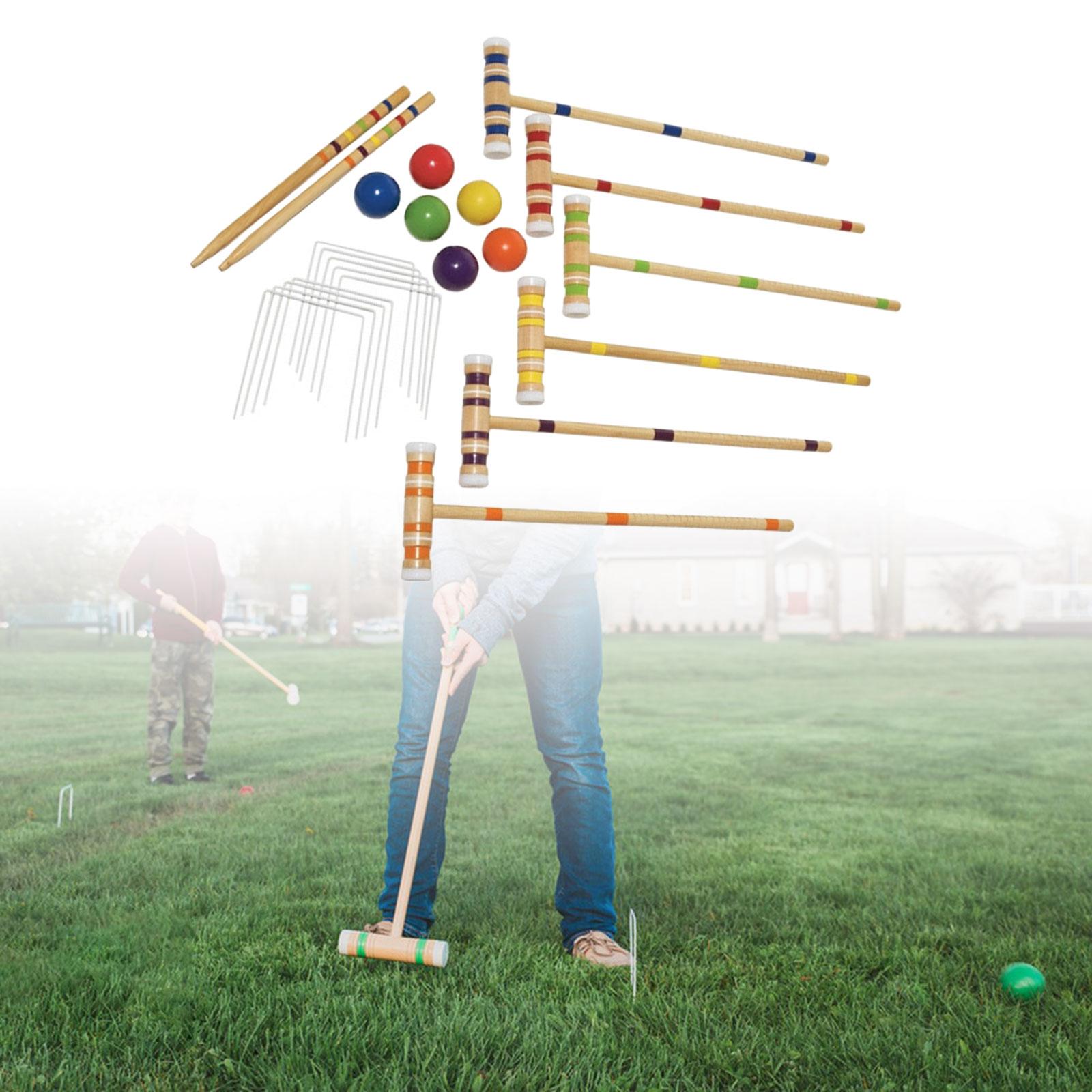 잔디 크로케 게임 세트, 마당 야외 게임, 스포츠 가족 - Croquet Set Lawn 리뷰 및 가격