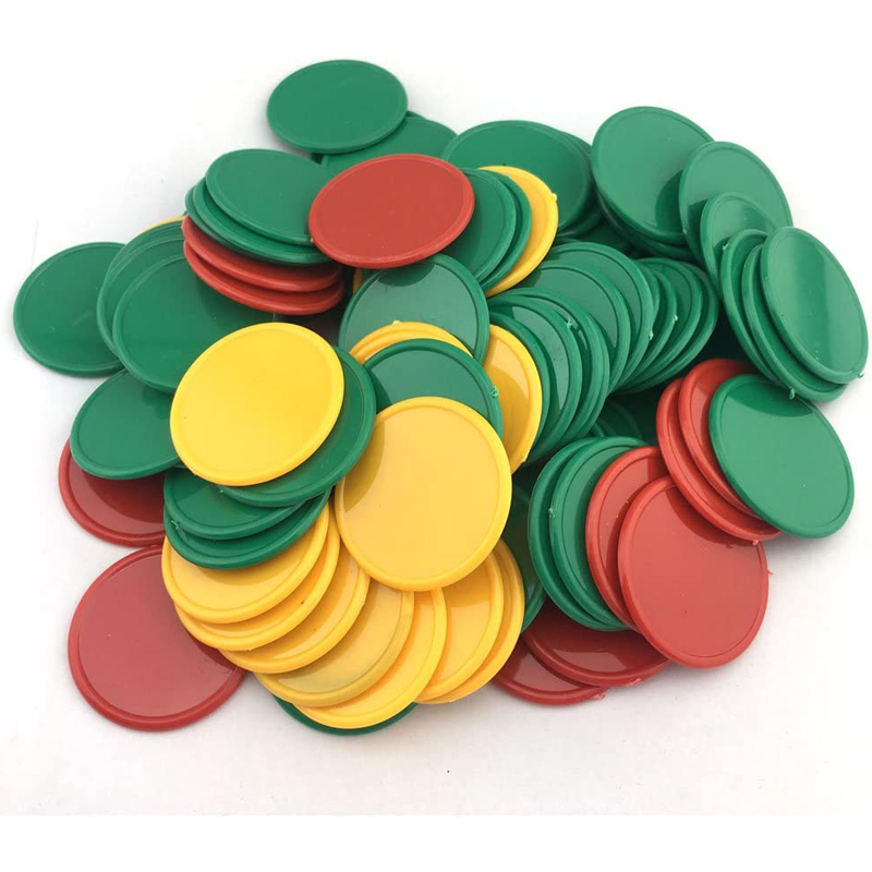 40PCS 37MM 플라스틱 포커 칩 4 색 빙고 마커 - Party Games Juegos De Mesa 리뷰 및 가격