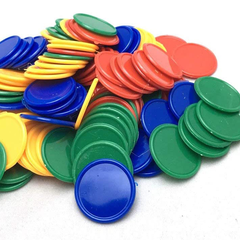 40PCS 37MM 플라스틱 포커 칩 4 색 빙고 마커 - Party Games Juegos De Mesa 리뷰 및 가격