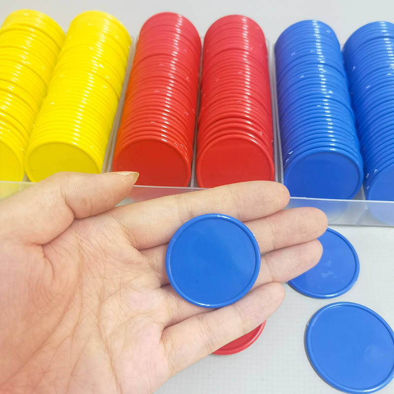 40PCS 37MM 플라스틱 포커 칩 4 색 빙고 마커 - Party Games Juegos De Mesa 리뷰 및 가격