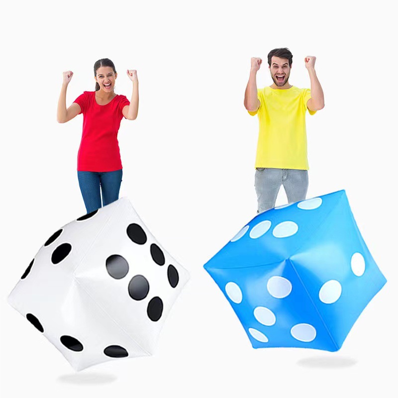 30cm 대형 풍선 주사위 PVC 블로우업 주사위 실내 - Party Games Easter For Family 리뷰 및 가격