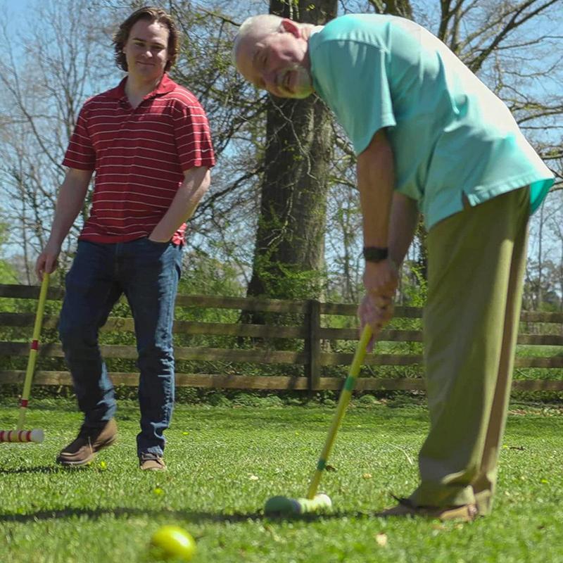 크로케 세트 공과 운반 가방이있는 재미있는 야외 잔디  - Croquet Set Lawn 리뷰 및 가격