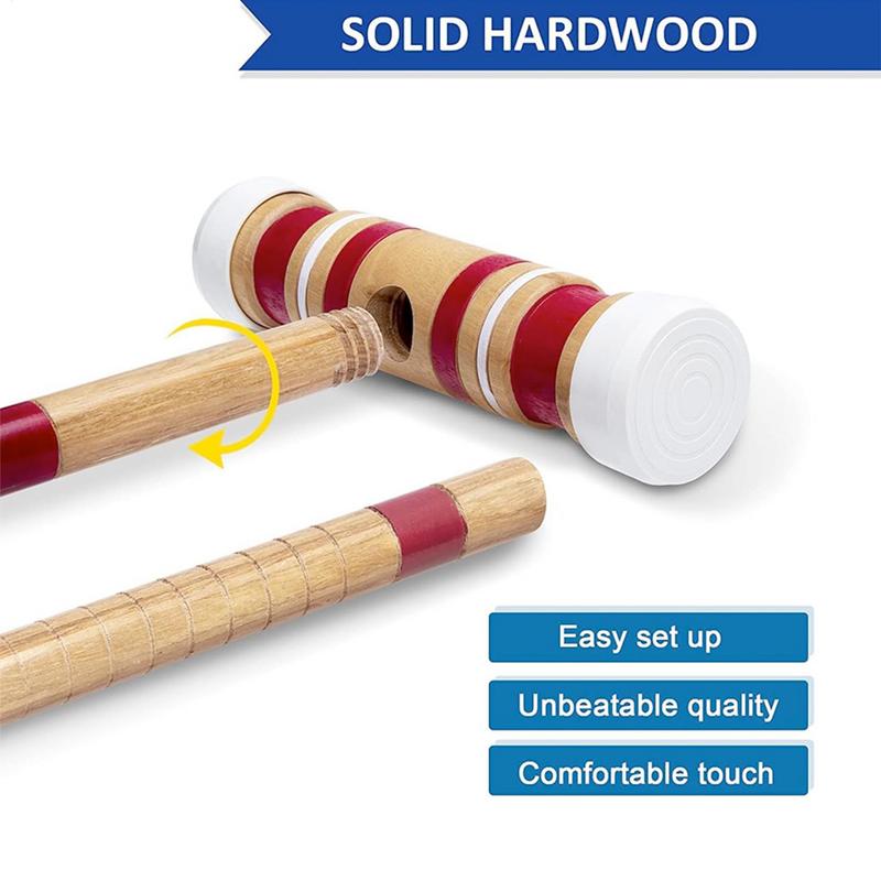 크로케 세트 공과 운반 가방이있는 재미있는 야외 잔디  - Croquet Set Lawn 리뷰 및 가격