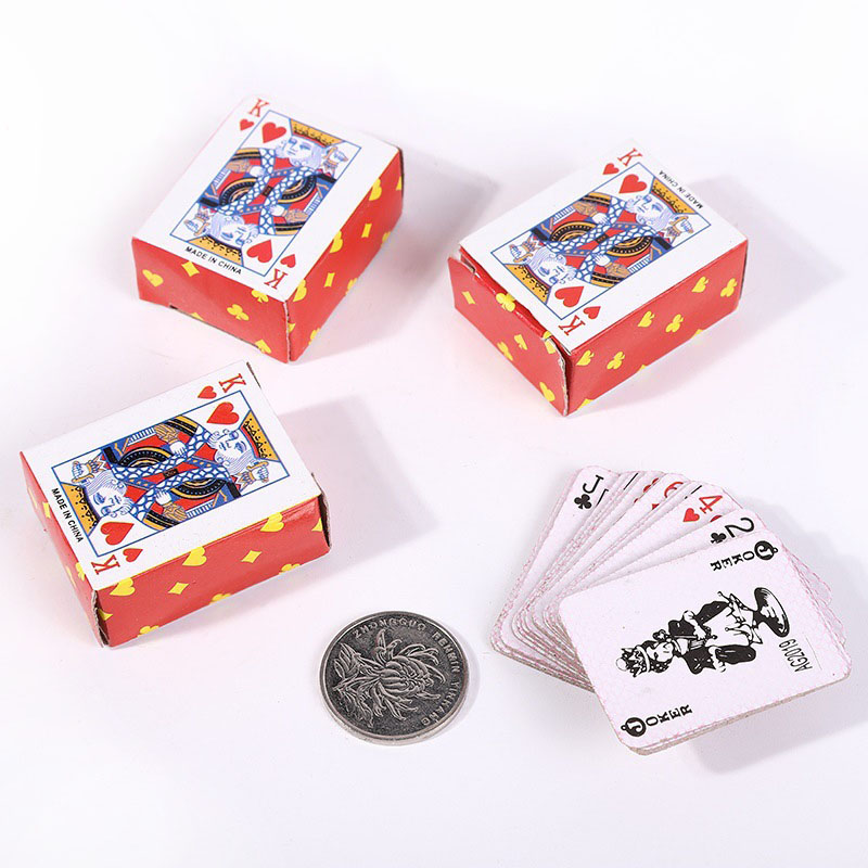 미니 카드 놀이 파티 선물, 미니어처 포커 게임 노벨티 - Party Games Juegos De Mesa 리뷰 및 가격