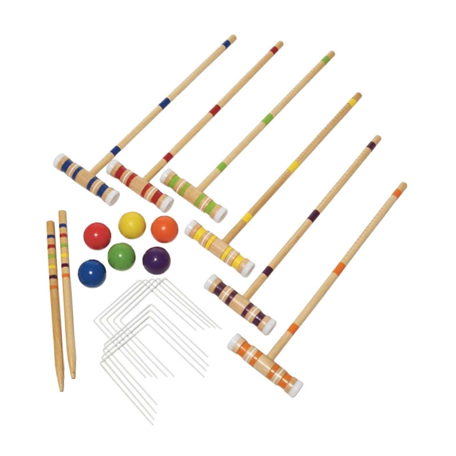 6인용 크로켓 세트 잔디밭 크로켓 게임 세트 6개 도어 - Croquet Set Lawn 리뷰 및 가격
