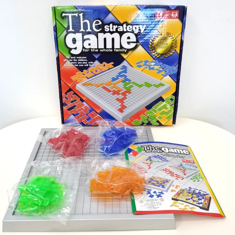 어린이를 위한 교육 전략 보드 게임 컬러 사각형 지적  - Party Games Engagement 리뷰 및 가격