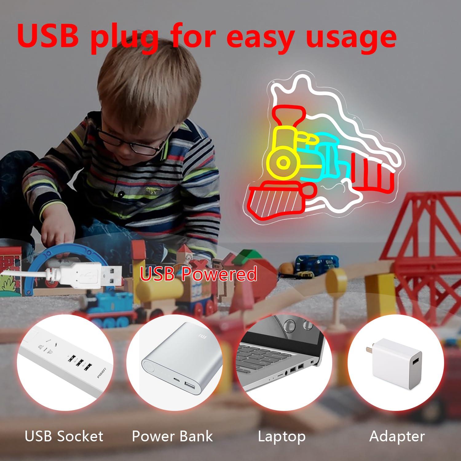스팀 트레인 네온 사인 USB 조광 LED 네온 조명  - Party Games Steam Free 리뷰 및 가격