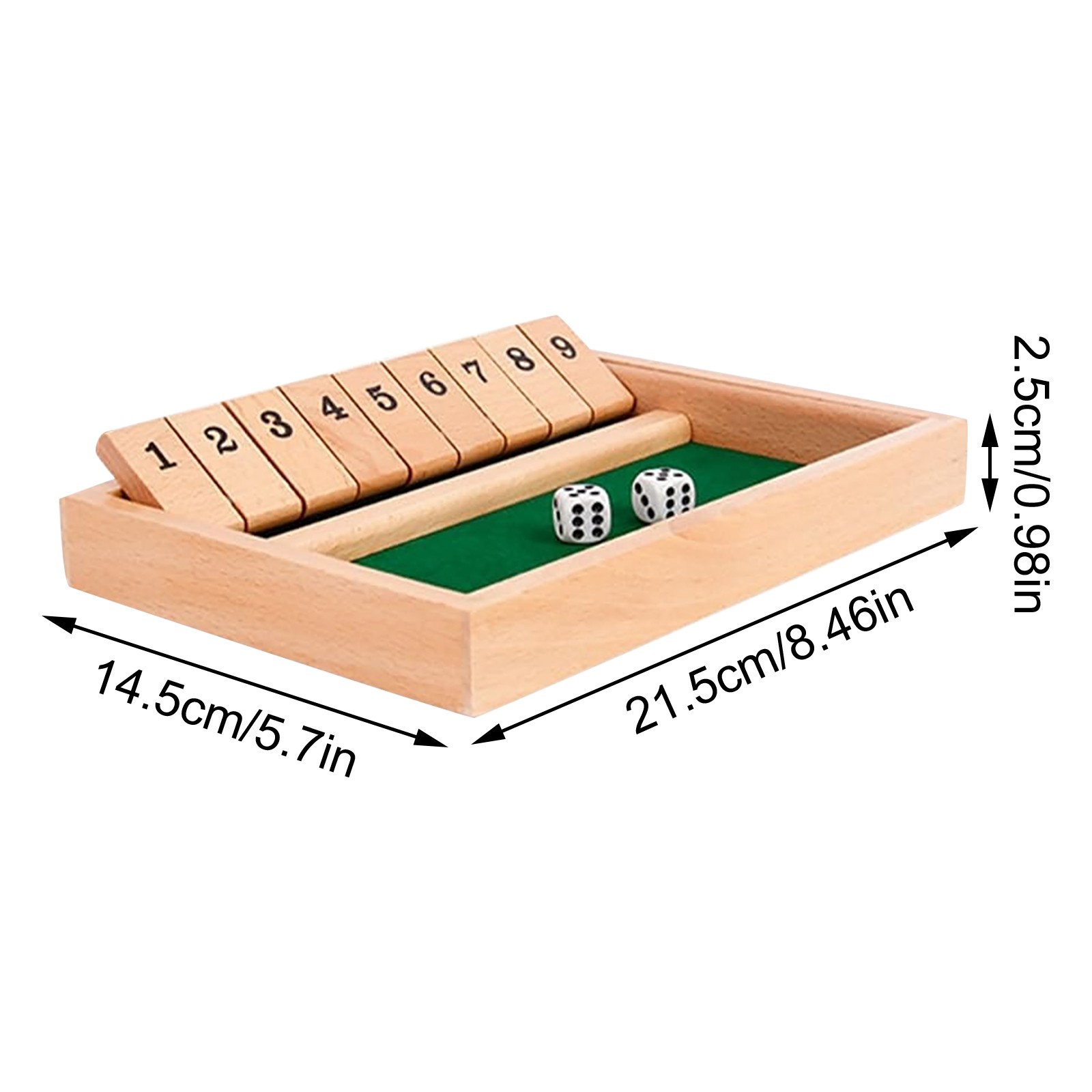 디럭스 4면 9숫자 셧 더 박스 보드 게임 세트 주사위 - Party Games Easter For Family 리뷰 및 가격