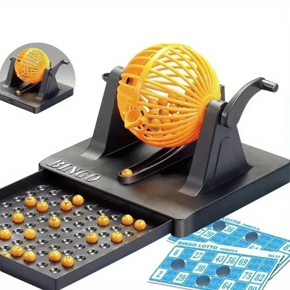디럭스 빙고 게임 세트 (케이지 빙고 게임 세트, 로또 - Party Games Juegos De Mesa 리뷰 및 가격