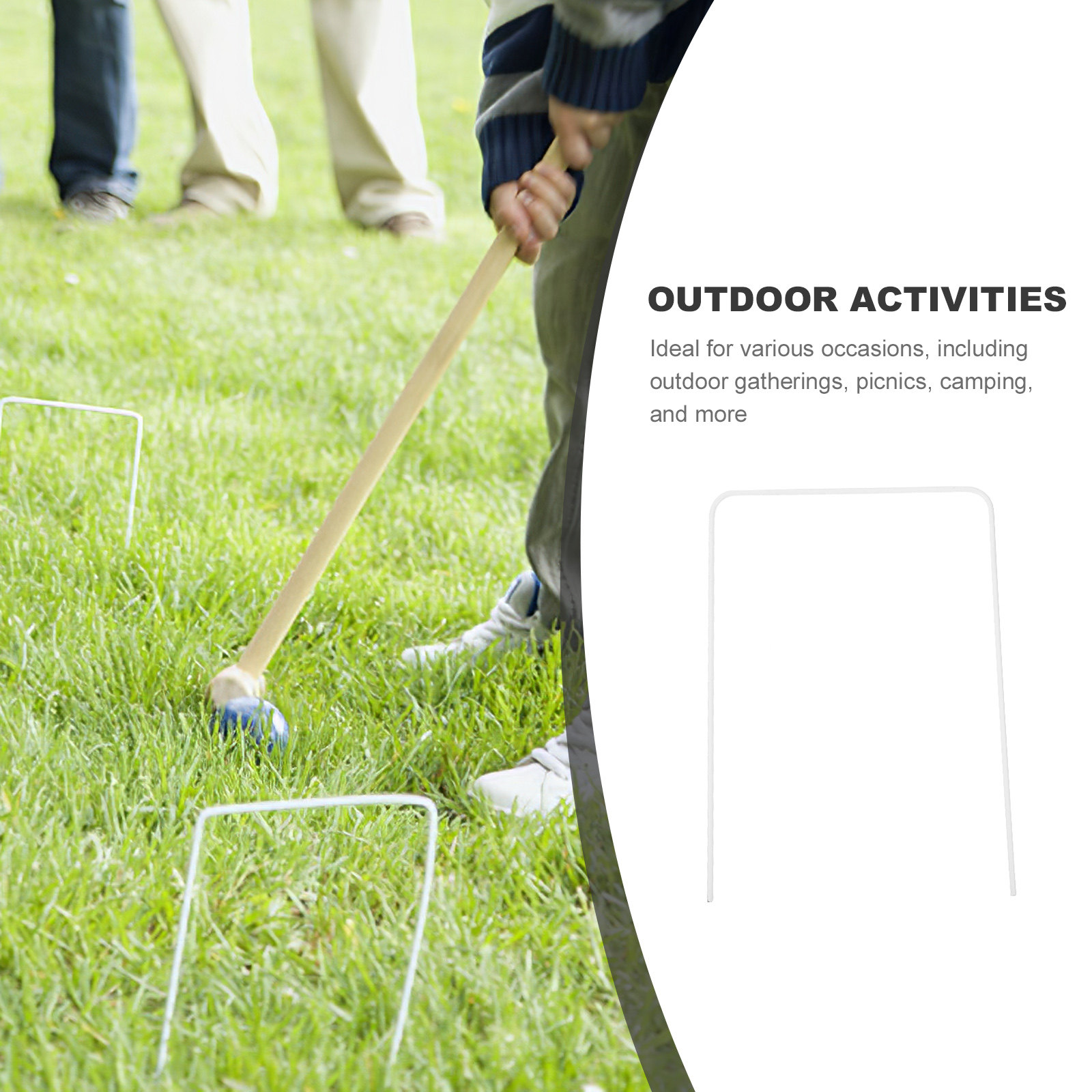 9개 금속 크로켓 위켓 세트, 고품질 철사 위켓 교체용 - Croquet Set Lawn 리뷰 및 가격