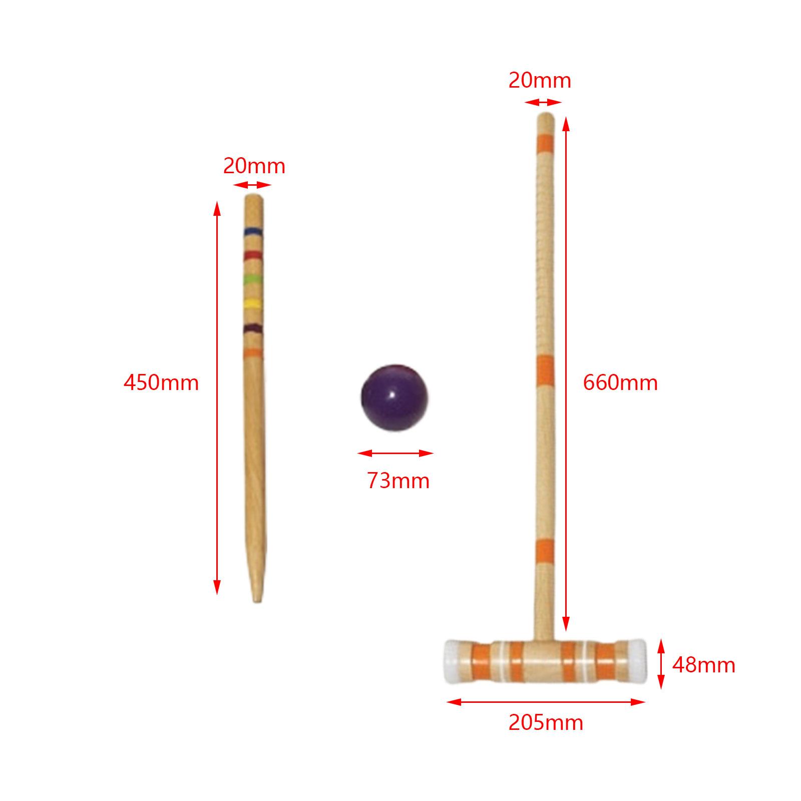 6인용 크로켓 세트 잔디밭 크로켓 게임 세트 (십대,  - Croquet Set Lawn 리뷰 및 가격